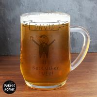 Personalised Purple Ronnie Wedding Tankard Extra Image 2 Preview